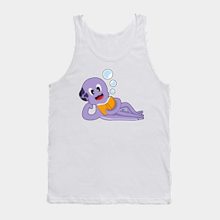 Octopus Reading Book Tank Top